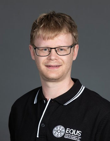 Dr Brendan Harlech-Jones, a Postdoctoral Research Associate in the Quantum Nanoscience Laboratory