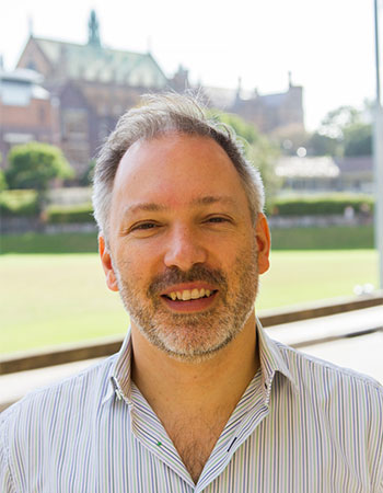 Headshot of Professor Stephen Bartlett, Chief Investigator for the Quantum Theory Group and Professor in the School of Physics
