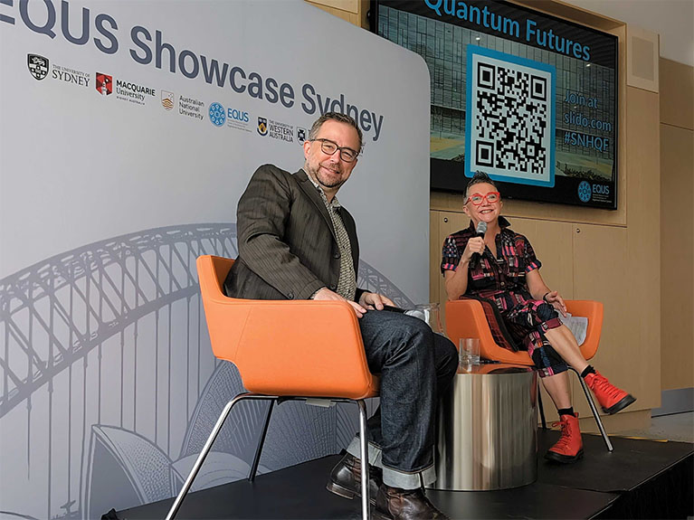 Image of Prof. Andrew Doherty and Ms Bernie Hobbs