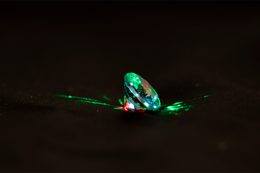 Doped crystal for quantum signal transduction (Quantum Integration Laboratory)