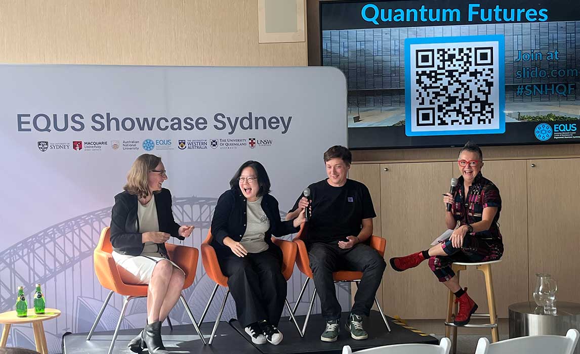 Left to right: Dr Claire Edmunds, Dr Cassandra Chua, Dr Sam Roberts and Ms Bernie Hobbs