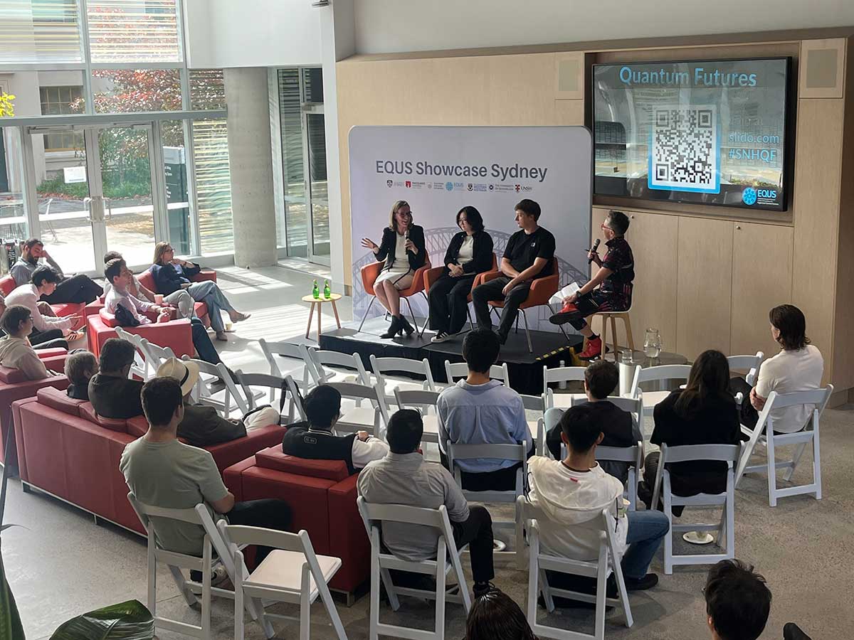 left to right: Dr Claire Edmunds, Dr Cassandra Chua, Dr. Sam Roberts and Ms Bernie Hobbs