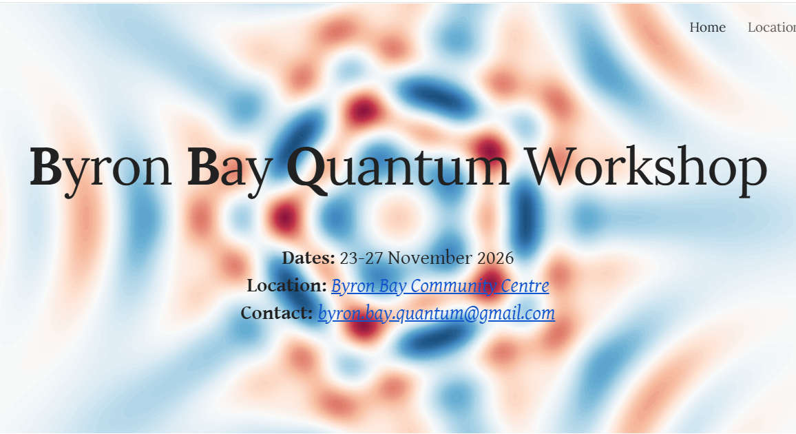 Byron Bay Quantum Workshop 2026